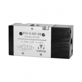 PIV-S-BP-18 Клапан пневмораспределительный 3/2-НЗ, G 1/8''